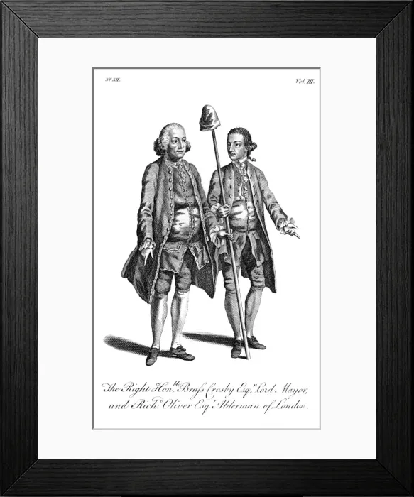 Framed Print : Brass Crosby & R Oliver Framed Print : Brass Crosby & R Oliver