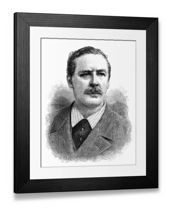 Framed Print : Earl Cromer in 1881 Framed Print : Earl Cromer in 1881