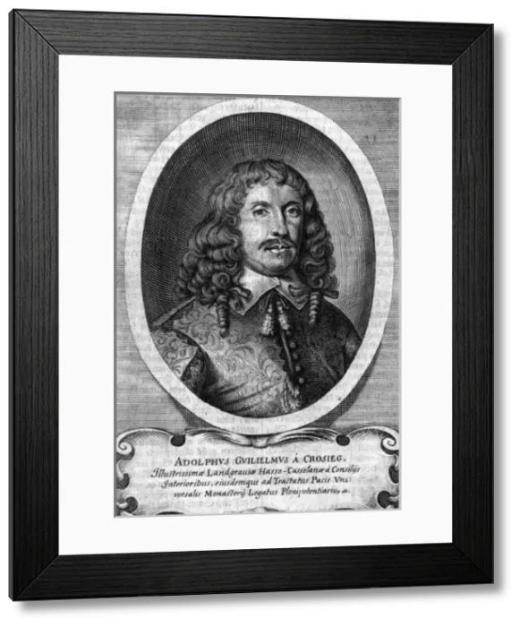 Framed Print : Adolph Wilhelm V Crosieg Framed Print : Adolph Wilhelm V Crosieg