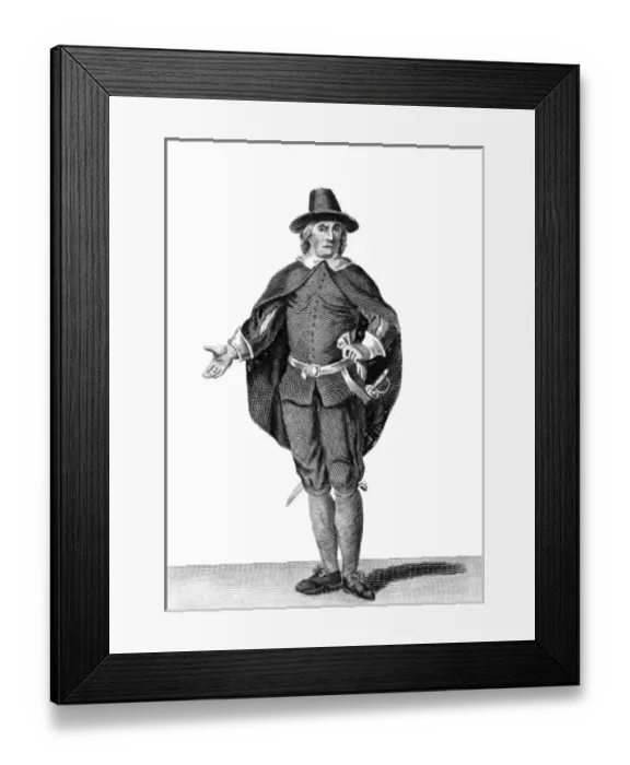 Framed Print : Oliver Cromwell (Anon) Framed Print : Oliver Cromwell (Anon)