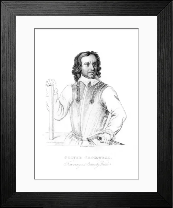 Framed Print : Oliver Cromwell (Walker) Framed Print : Oliver Cromwell (Walker)