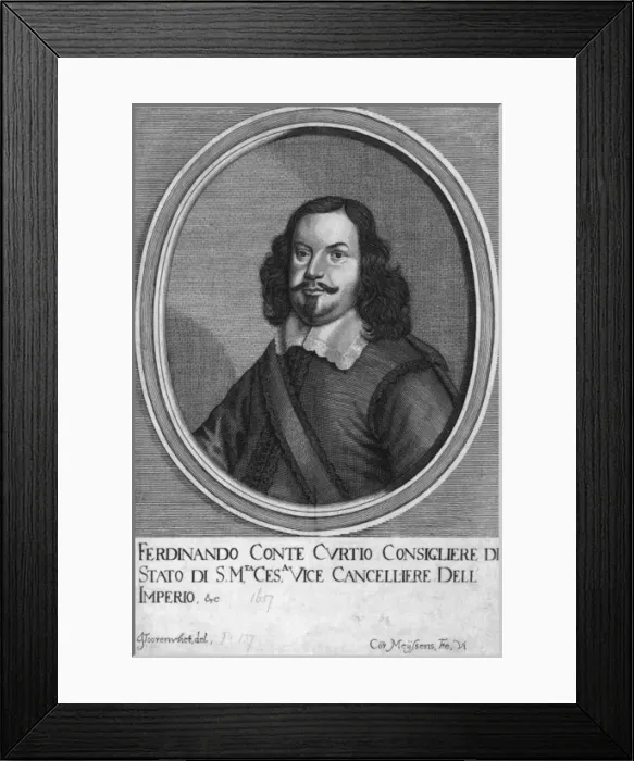 Framed Print : Ferdinando, Conte Curtio Framed Print : Ferdinando, Conte Curtio