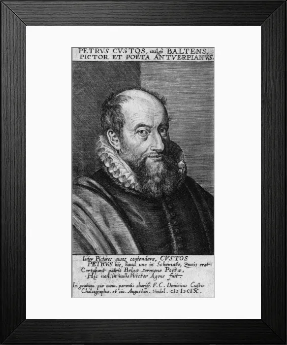 Framed Print : Piet Custos, Artist Framed Print : Piet Custos, Artist