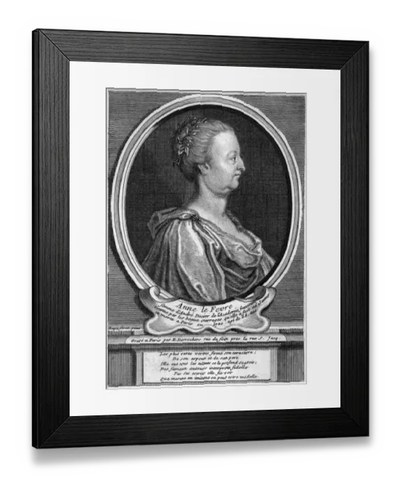 Framed Print : Anne Dacier - 4 Framed Print : Anne Dacier - 4