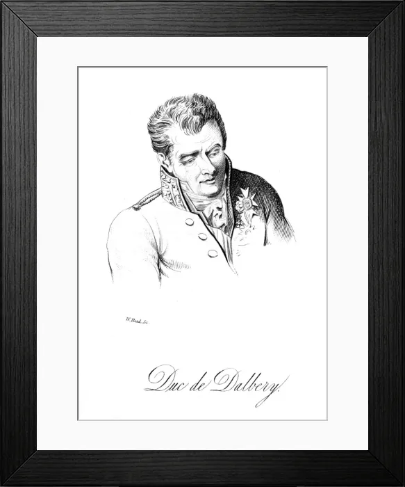 Framed Print : Emmerich Duc Dalberg Framed Print : Emmerich Duc Dalberg
