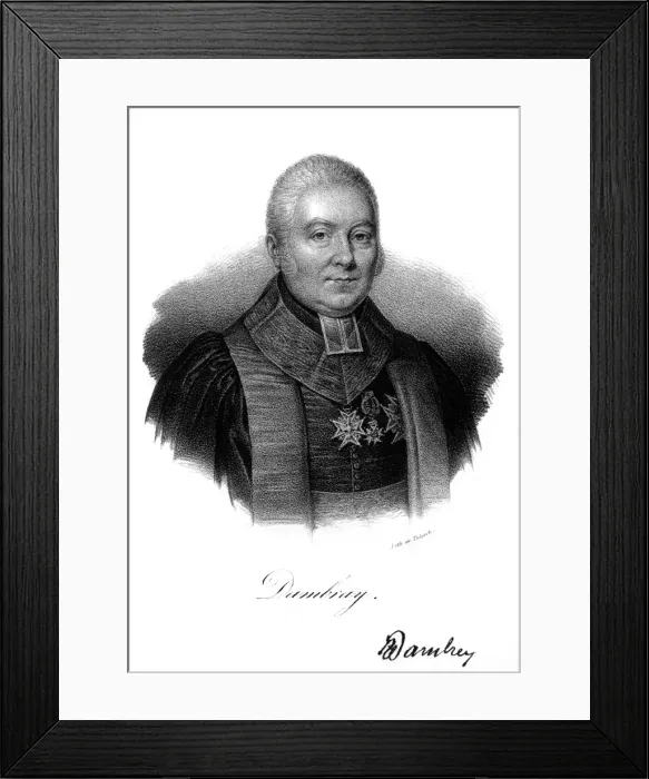 Framed Print : Charles Henri Dambray Framed Print : Charles Henri Dambray