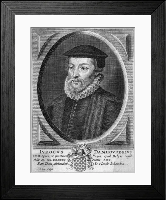Framed Print : Josse De Damhouder - 2 Framed Print : Josse De Damhouder - 2