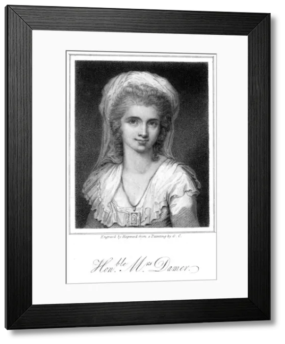 Framed Print : Anne Damer - 3 Framed Print : Anne Damer - 3