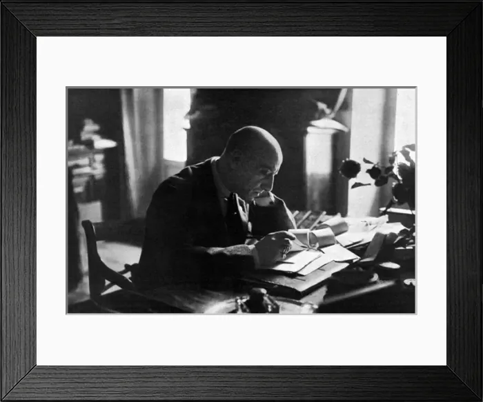 Framed Print : D annunzio in his Study Framed Print : D annunzio in his Study