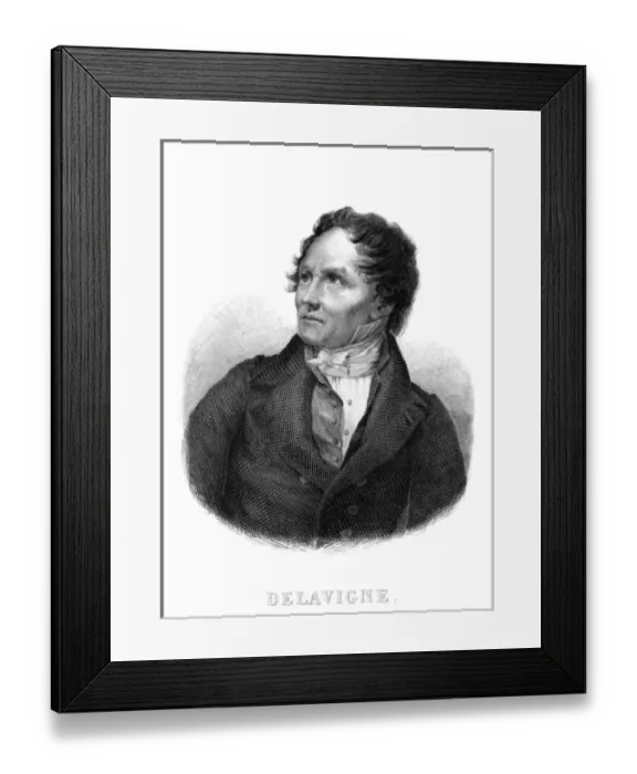 Framed Print : Casimir Delavigne Framed Print : Casimir Delavigne