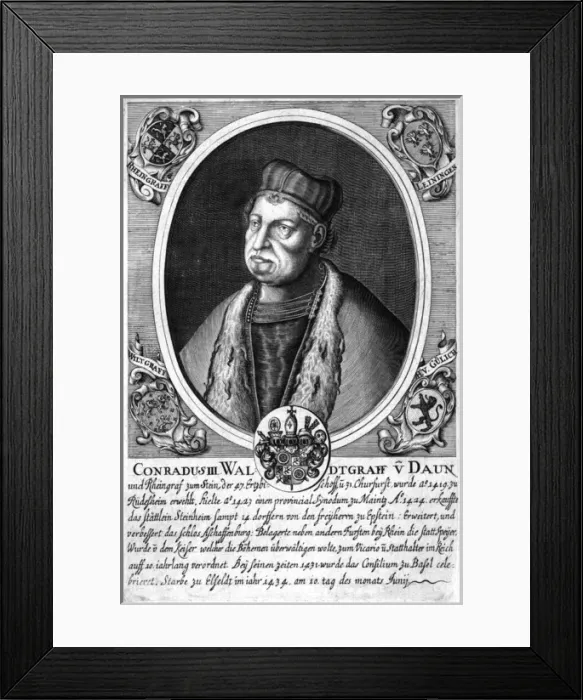 Framed Print : Conrad Waldgraf Von Daun Framed Print : Conrad Waldgraf Von Daun