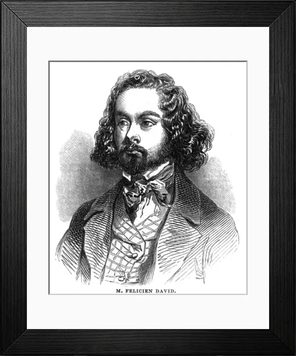 Framed Print : Felicien David (Iln) Framed Print : Felicien David (Iln)