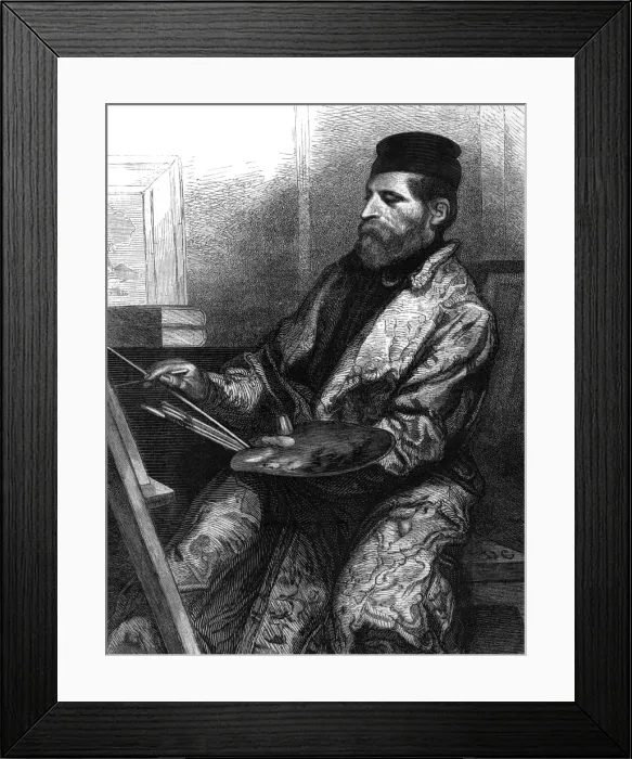 Framed Print : Alex. Gabriel Decamps 1 Framed Print : Alex. Gabriel Decamps 1
