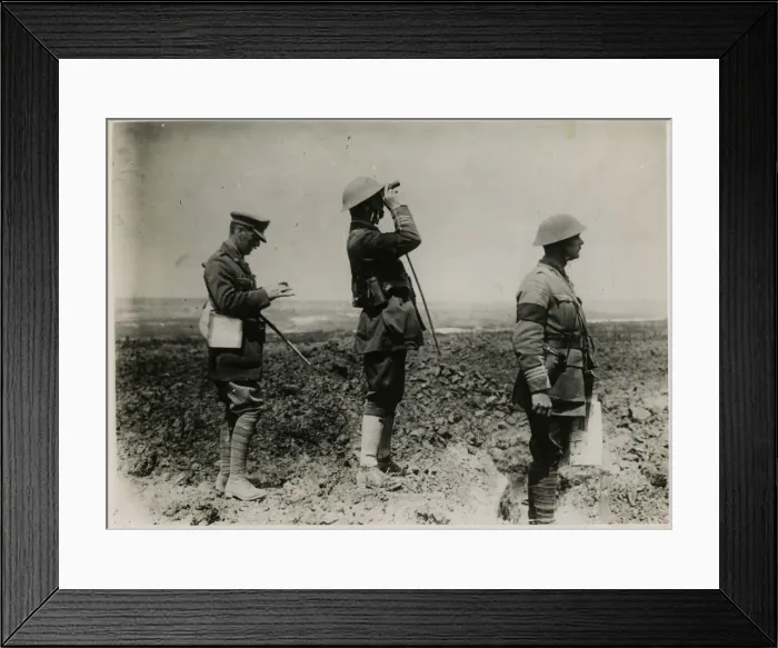 Framed Print : On Western Front 1918 Framed Print : On Western Front 1918