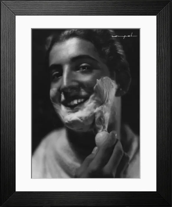 Framed Print : Shaving Soap & Brush Framed Print : Shaving Soap & Brush