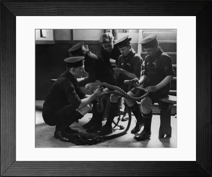 Framed Print : Sea Scouts 1933 Framed Print : Sea Scouts 1933