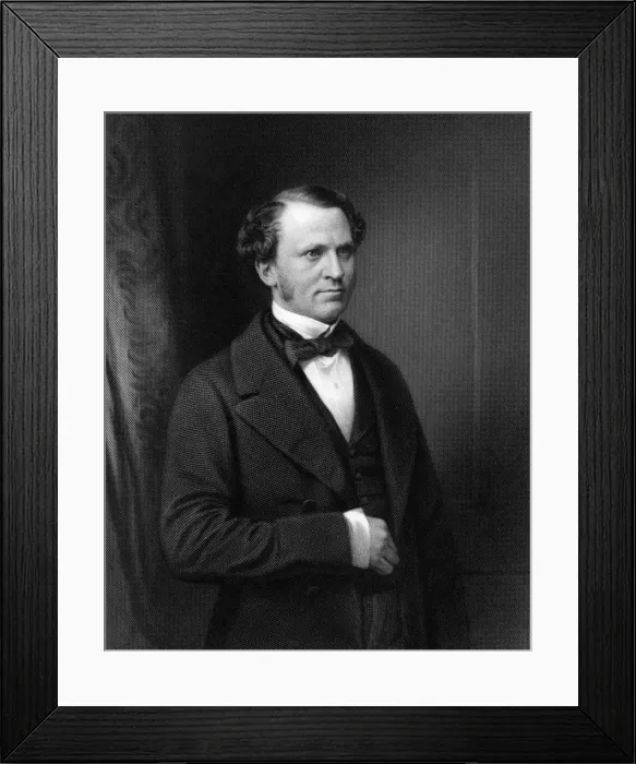 Framed Print : 15th Earl Derby (Holl) Framed Print : 15th Earl Derby (Holl)