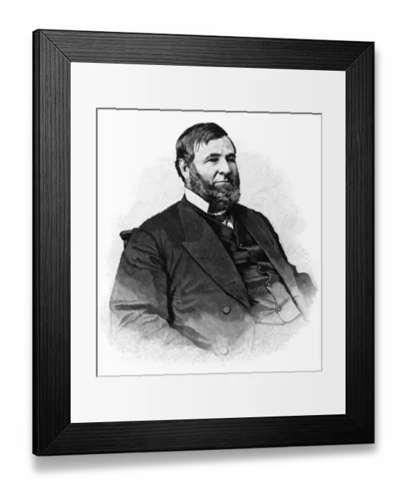Framed Print : David Davis, Jurist Framed Print : David Davis, Jurist