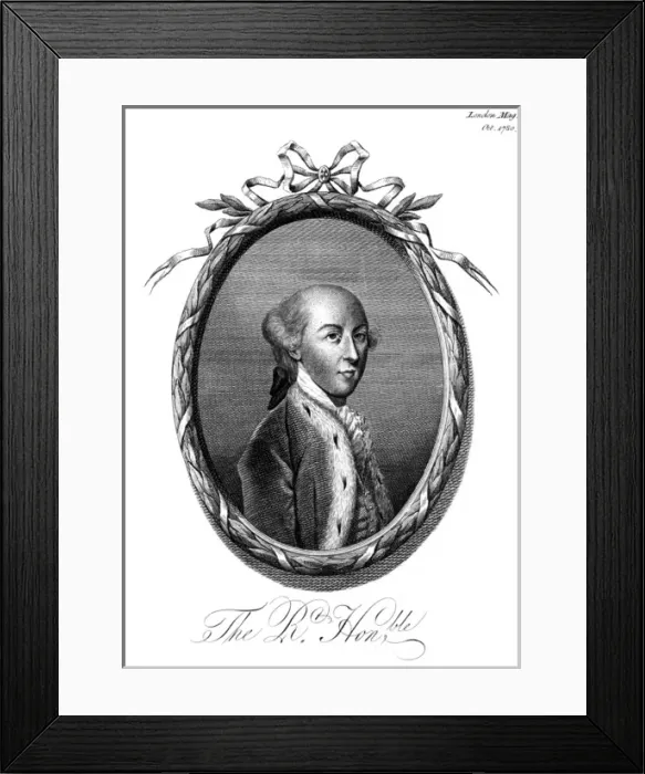 Framed Print : William Earl Dartmouth Framed Print : William Earl Dartmouth