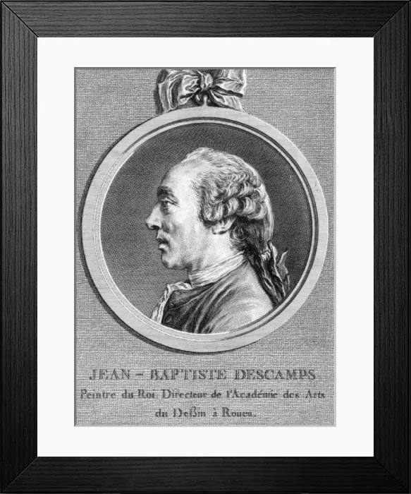 Framed Print : Jean-Baptiste Descamps Framed Print : Jean-Baptiste Descamps