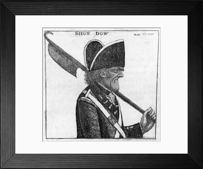Framed Print : JOHN DHU. JOHN (or Shon). DHU Soldier, who signed up with the Edinburgh Framed Print : JOHN DHU. JOHN (or Shon). DHU Soldier, who signed up with the Edinburgh