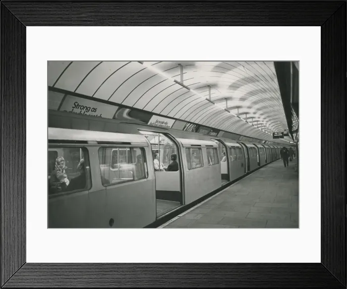 Framed Print : London Tube 1960S Framed Print : London Tube 1960S