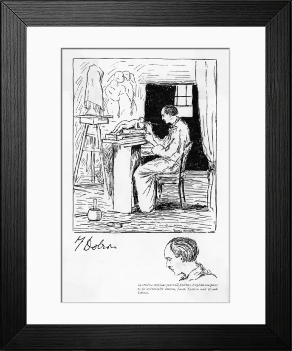 Framed Print : Frank Owen Dobson Framed Print : Frank Owen Dobson
