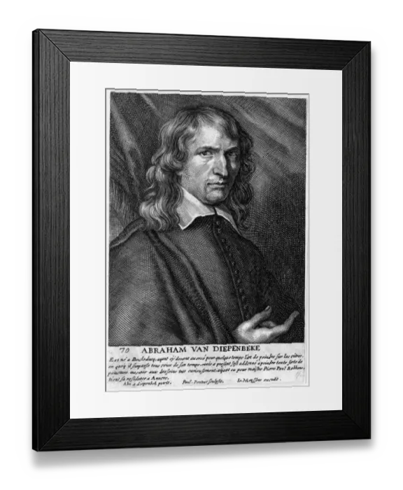 Framed Print : Abraham Van Diepenbeck Framed Print : Abraham Van Diepenbeck