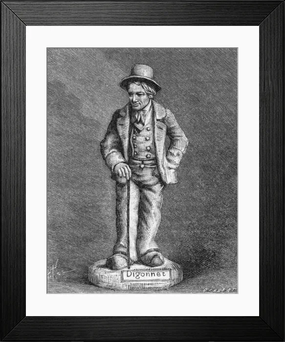 Framed Print : DIGONNET - Leader of a religious sect at Saint-Jean- Bonnefond Framed Print : DIGONNET - Leader of a religious sect at Saint-Jean- Bonnefond