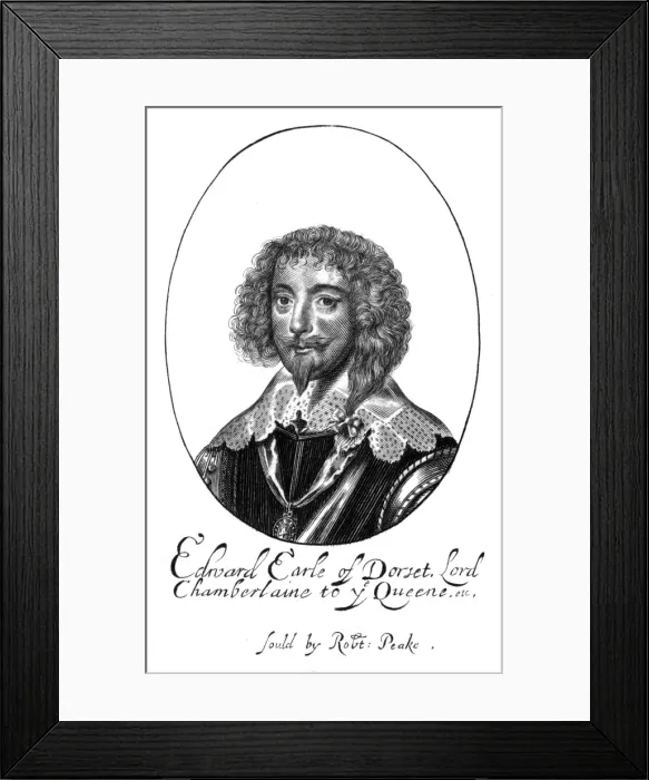 Framed Print : Edward 4th Earl Dorset Framed Print : Edward 4th Earl Dorset