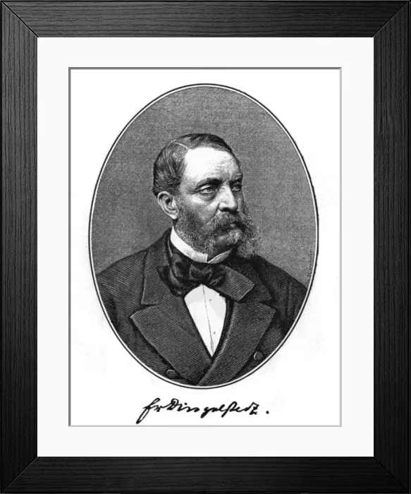 Framed Print : Franz V Dingelstedt - 2 Framed Print : Franz V Dingelstedt - 2