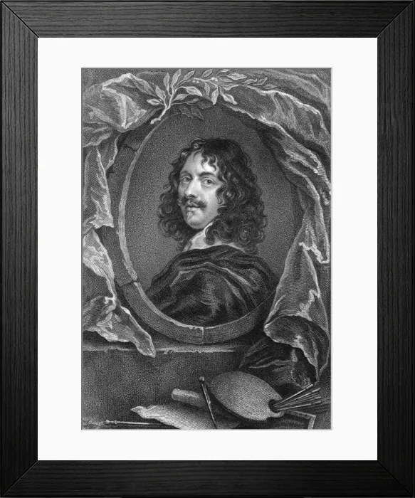 Framed Print : William Dobson, Artist Framed Print : William Dobson, Artist