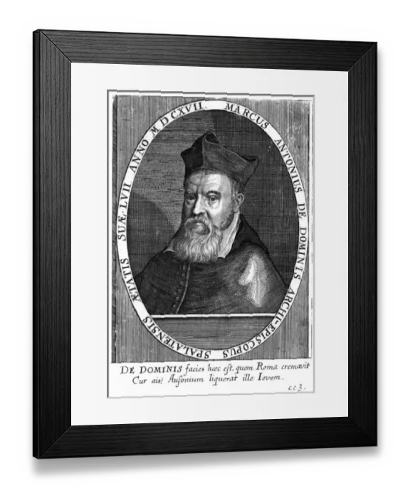 Framed Print : Marco Antonio De Dominis Framed Print : Marco Antonio De Dominis