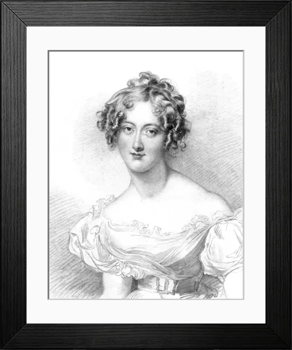 Framed Print : Georgiana Lady Dover 1 Framed Print : Georgiana Lady Dover 1