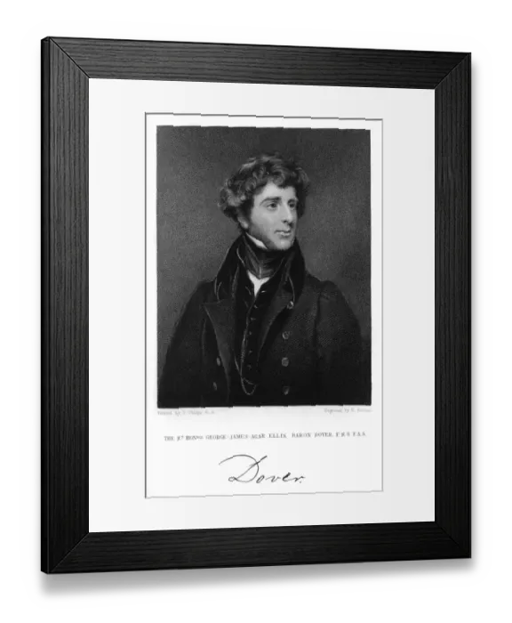 Framed Print : George 1st Baron Dover 2 Framed Print : George 1st Baron Dover 2