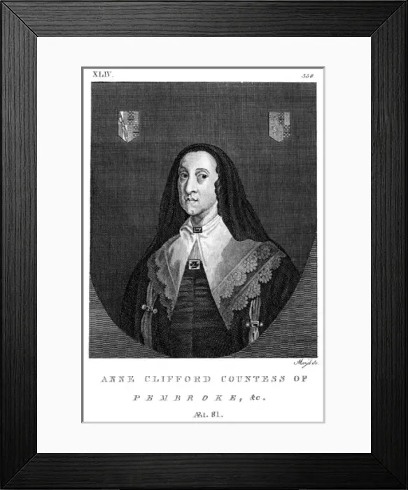 Framed Print : Anne Countess Pembroke Framed Print : Anne Countess Pembroke