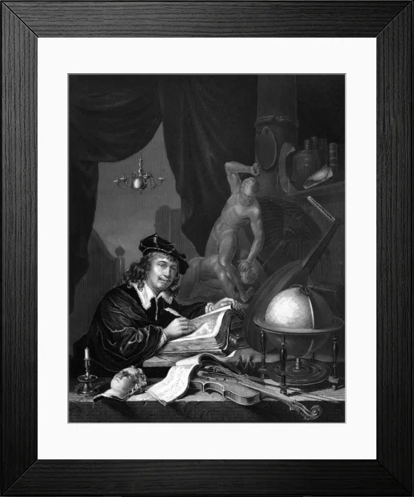 Framed Print : Gerard Dou - 2 Framed Print : Gerard Dou - 2