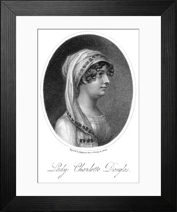 Framed Print : Lady Charlotte Douglas Framed Print : Lady Charlotte Douglas