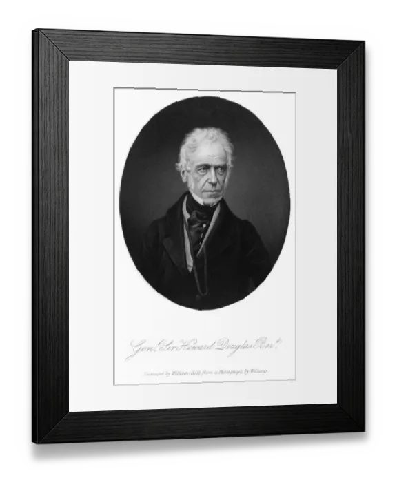 Framed Print : Sir Howard Douglas Framed Print : Sir Howard Douglas