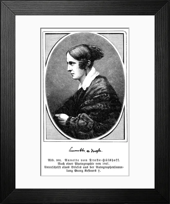 Framed Print : A Von Droste-Hulshoff 3 Framed Print : A Von Droste-Hulshoff 3