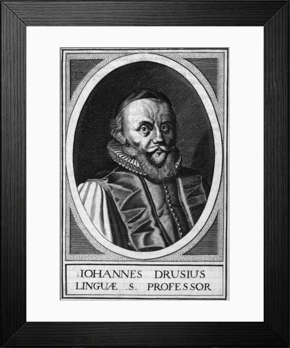 Framed Print : Johannes Drusius Framed Print : Johannes Drusius