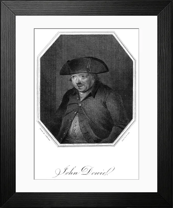 Framed Print : John Dowie, Antiquarian Framed Print : John Dowie, Antiquarian