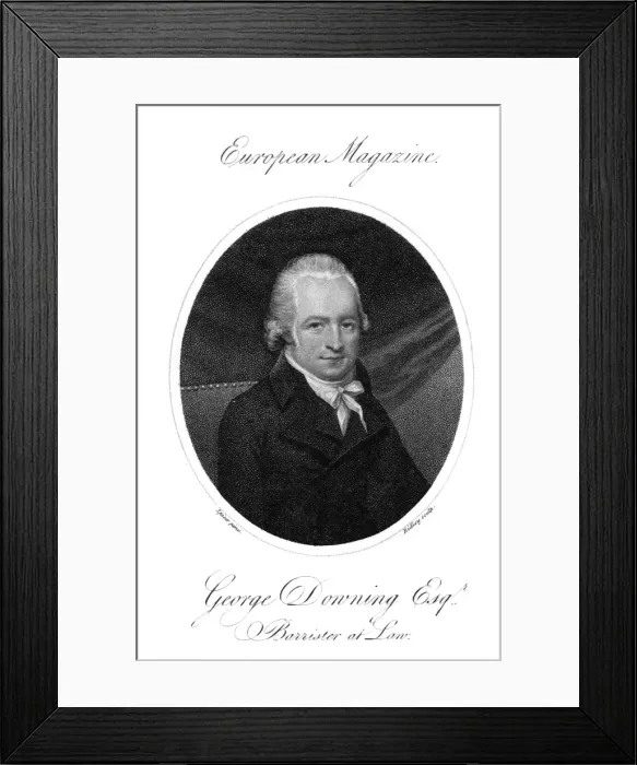 Framed Print : George Downing, Lawyer Framed Print : George Downing, Lawyer