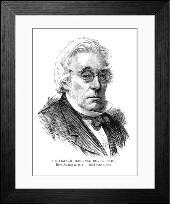 Framed Print : Sir Francis Hast. Doyle Framed Print : Sir Francis Hast. Doyle