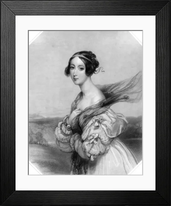 Framed Print : Caroline Mss. Downshire Framed Print : Caroline Mss. Downshire