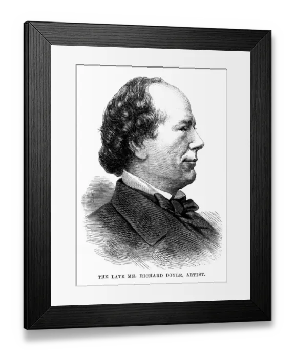 Framed Print : Richard Doyle, Artist Framed Print : Richard Doyle, Artist