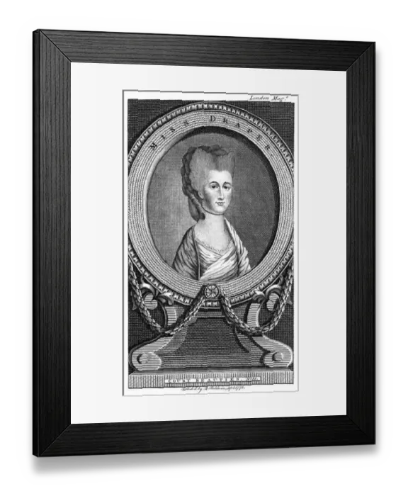 Framed Print : Miss Draper, a Beauty Framed Print : Miss Draper, a Beauty