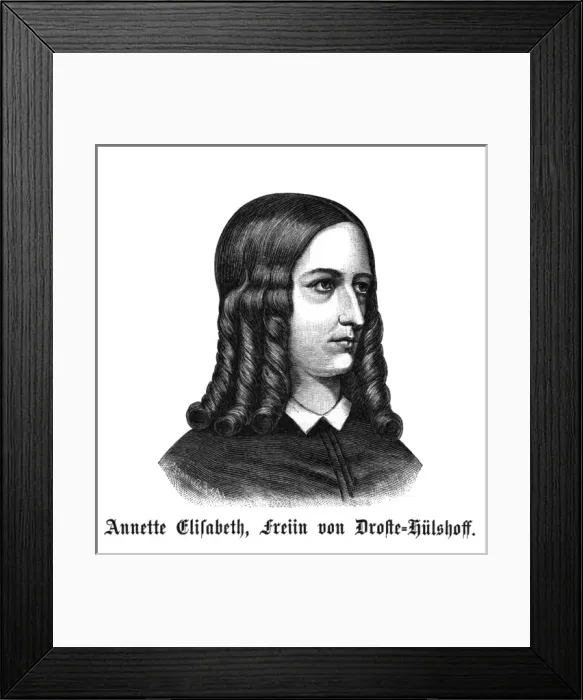 Framed Print : A Von Droste-Hulshoff 2 Framed Print : A Von Droste-Hulshoff 2