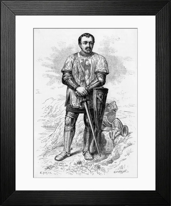 Framed Print : Bertrand Duguesclin Framed Print : Bertrand Duguesclin
