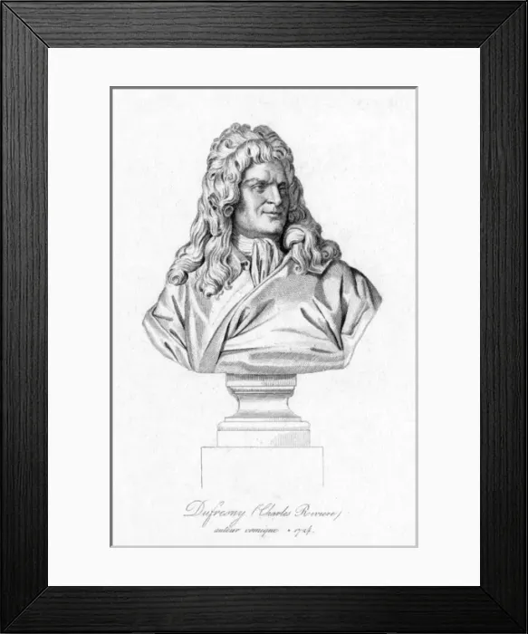 Framed Print : Charles Riviere Dufresny Framed Print : Charles Riviere Dufresny